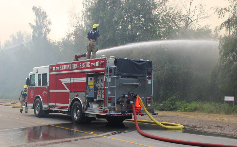 卑詩省列治文森林大火仍未救熄