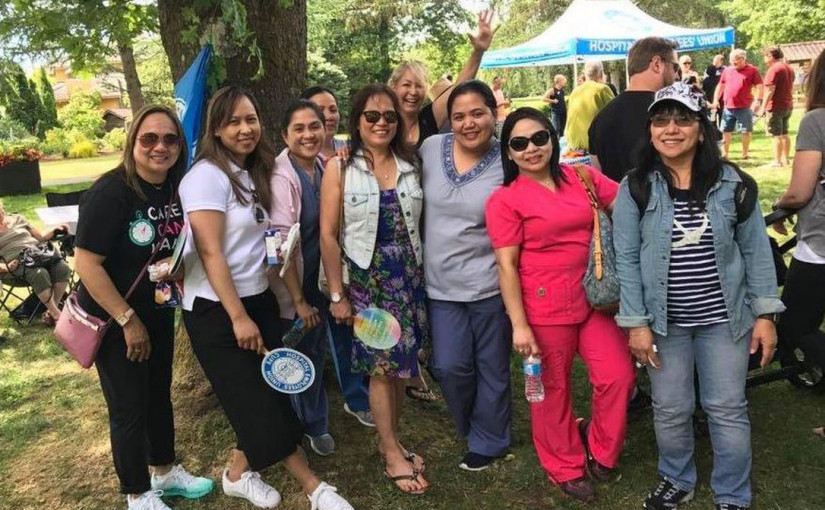 卑詩省醫院工會罷工 抗議護理院裁員