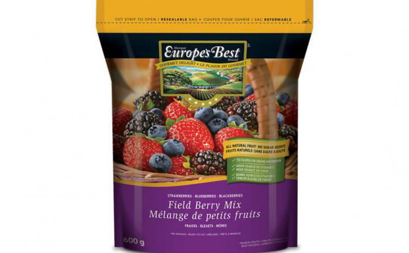 卫生部召回疑似感染沙门氏菌Europe’s Best牌冷冻莓果