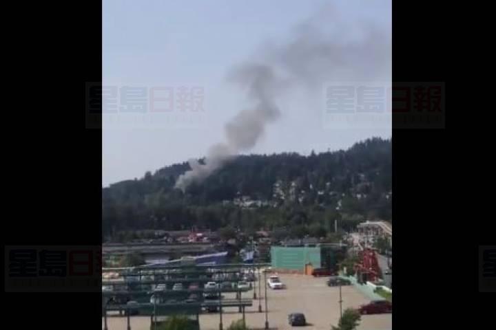 卑詩省高貴林市有房屋發生火警 居民要疏散