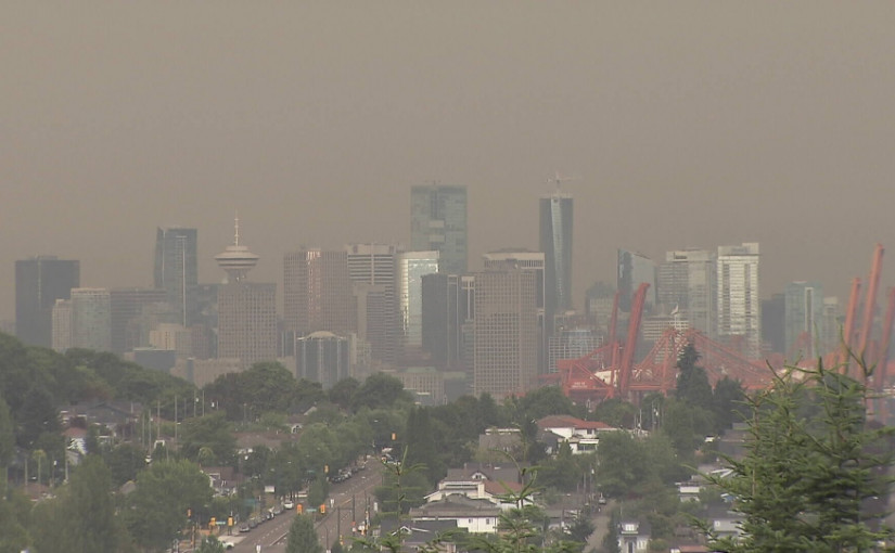 大溫哥華東部及菲沙河谷地區發出空氣質素提示