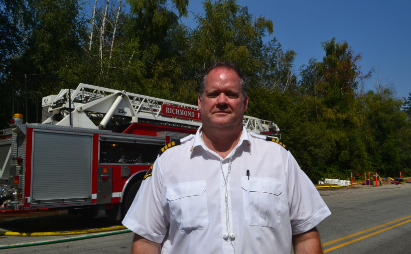 卑詩省列治文的林火仍未救熄