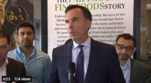 【加沙外交危機】金融部長表態支持人權，會繼續在世界傳播加拿大價值觀