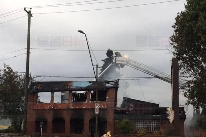 卑詩省本拿比有建築物發生火警，無人受傷