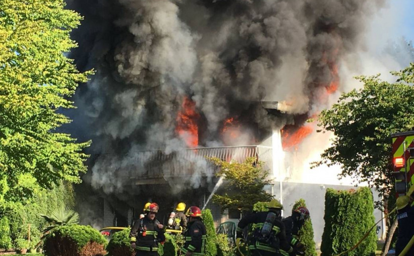 溫哥華東區有房屋大火 消防發現一具屍體