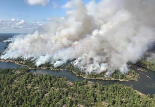 專家：雷電引起森林火災已成為安省北部新常態