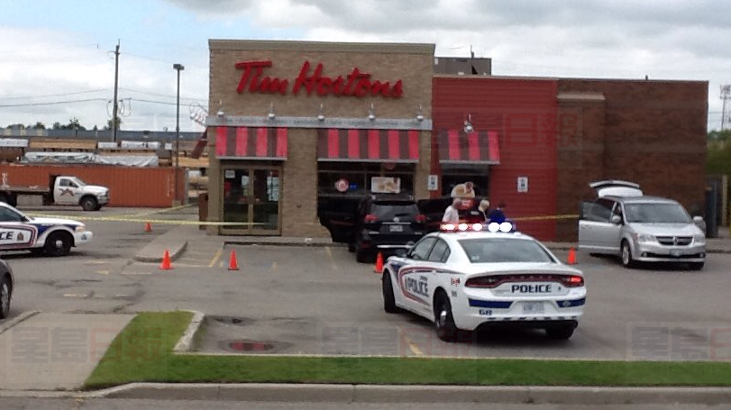 Tim Hortons咖啡廳內發生槍案，男子生命垂危