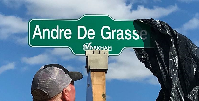 萬錦街道以加國短跑明星命名 市長參加揭幕式