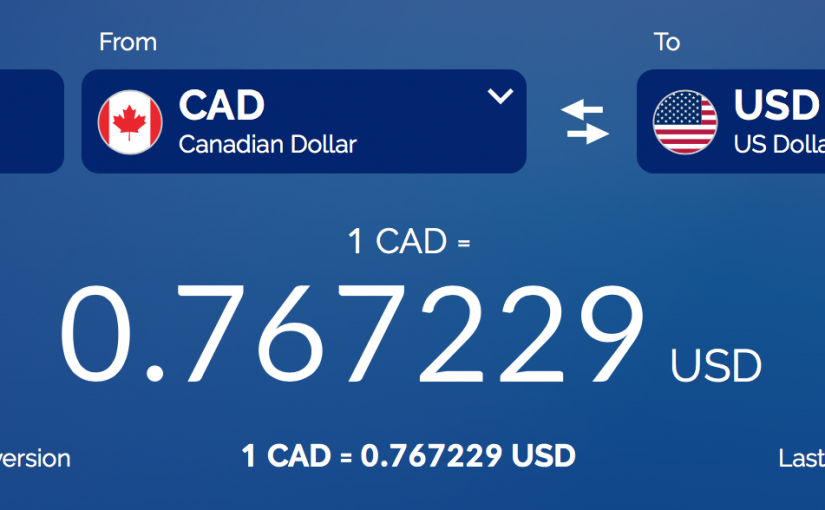 今晨即時匯率 加元兌美元回升