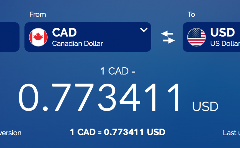 今晨即時匯率 加元兌美元繼續上升