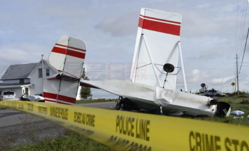 渥太華居民區飛機墜落，一人嚴重受傷