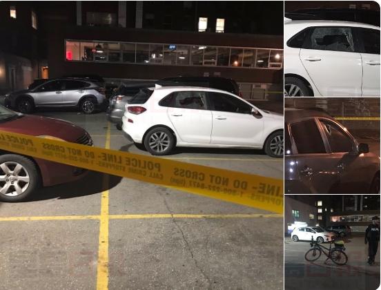 多倫多停車場槍擊 兩輛汽車中彈