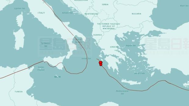 希臘旅遊島嶼發生6.8級地震