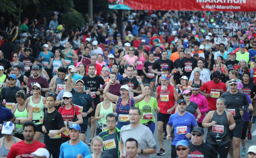 本週末湖濱馬拉松使多倫多封路、巴士改道