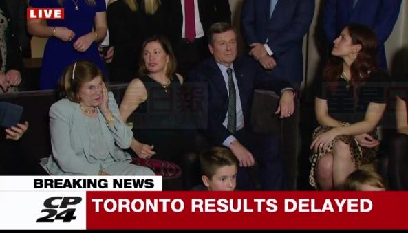 多倫多選舉結果延遲公佈