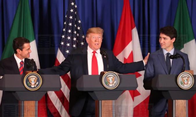 三國首腦簽新貿易協議    「加美墨」抑「美墨加」名稱各自表述