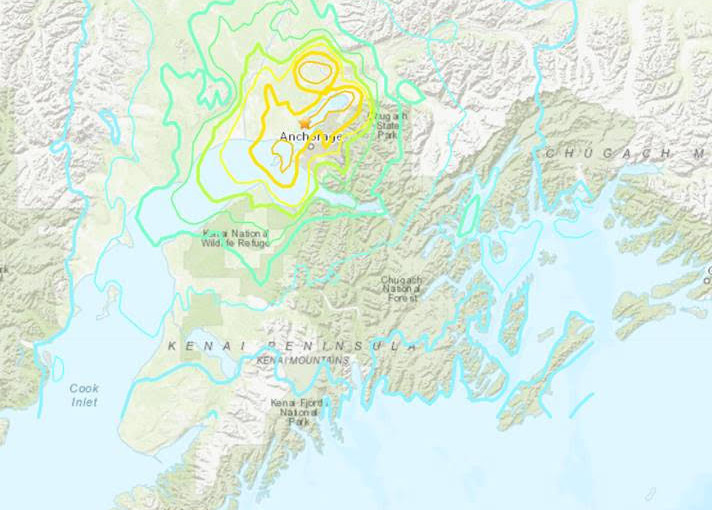 美國阿拉斯加州地震 卑詩不受威脅