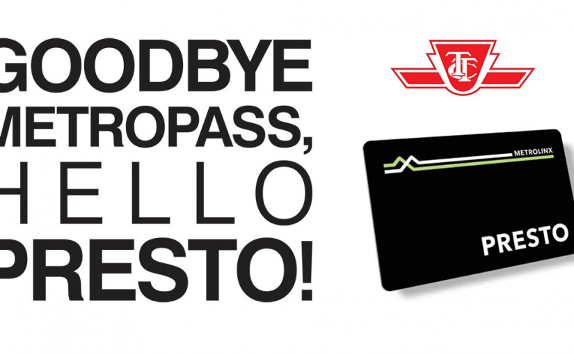 TTC將在年底取消Metropass
