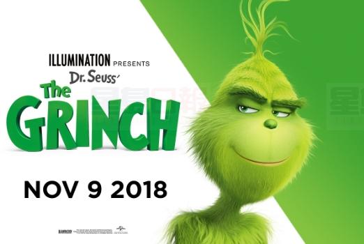 “綠毛怪”收入6600萬登週末票房榜首