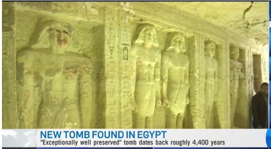 埃及發現4400年前古墓 保存完好