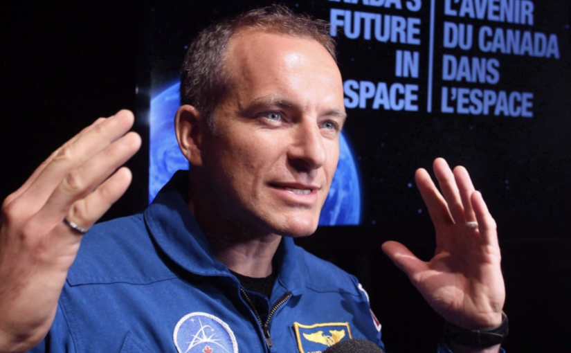 加拿大宇航員乘火箭飛往國際太空站