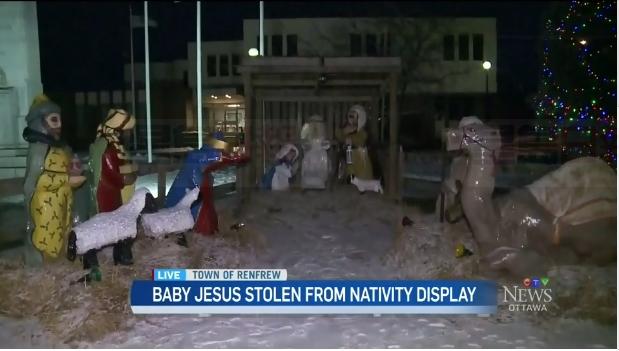 安省城市佈景耶穌降生 然而小耶穌卻失蹤了