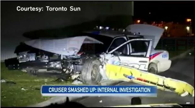 傳言警察兜圈圈引起車禍 多倫多警方進行調查