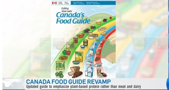 加拿大食品指南重大變化 神秘面紗明天揭曉