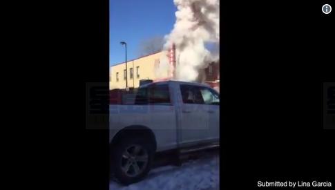 魁北克電力公司地下管道爆炸起火 滿地可上萬用戶停電