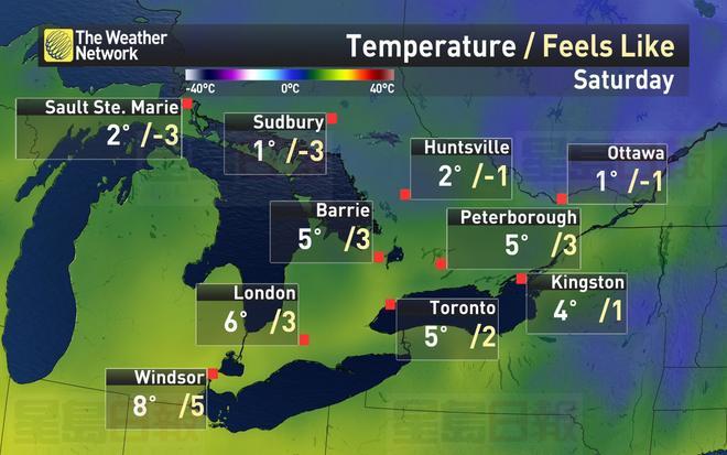 多倫多週末氣溫將回升，最冷天氣何時到來？