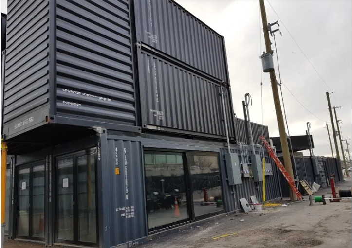 多倫多大型市場今夏開業 建築全部由集裝箱組成