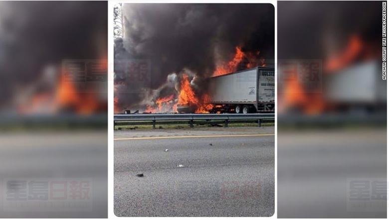 佛羅里達州際公路發生惡性車禍 6人遇難