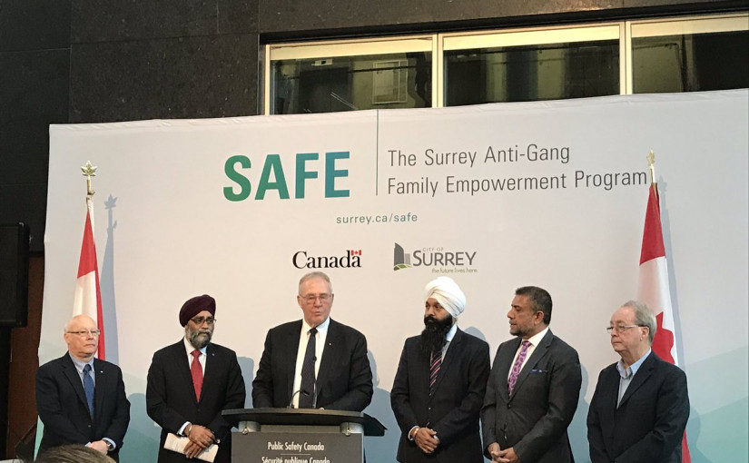 聯邦政府撥款750萬給素里市打擊幫派活動