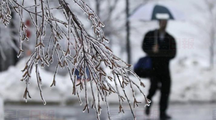 周三中午吹50公里陣風  下雪降冰粒晚有冰雨