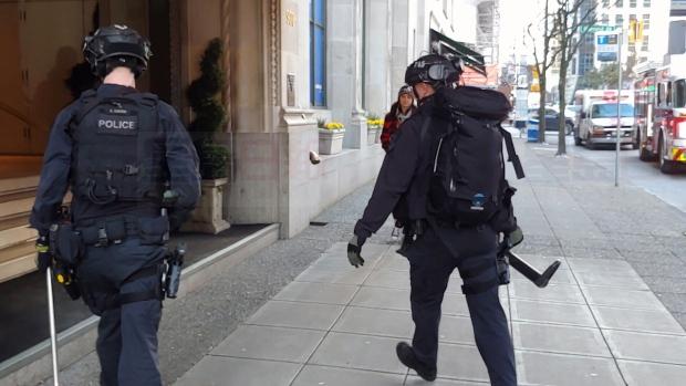 溫哥華酒店發生警務事故 一男子被捕