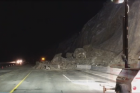 卑詩97號公路有大石滾下 沒有人受傷