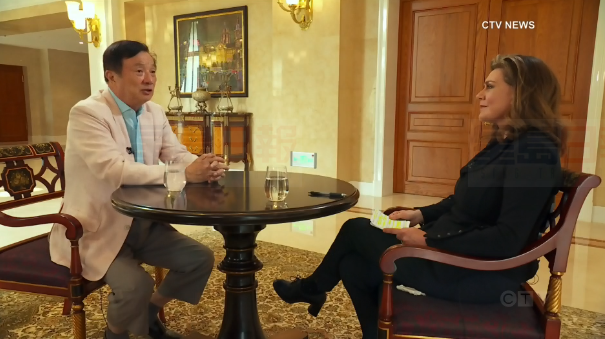 CTV專訪華為任正非 ：我家人都用蘋果手機