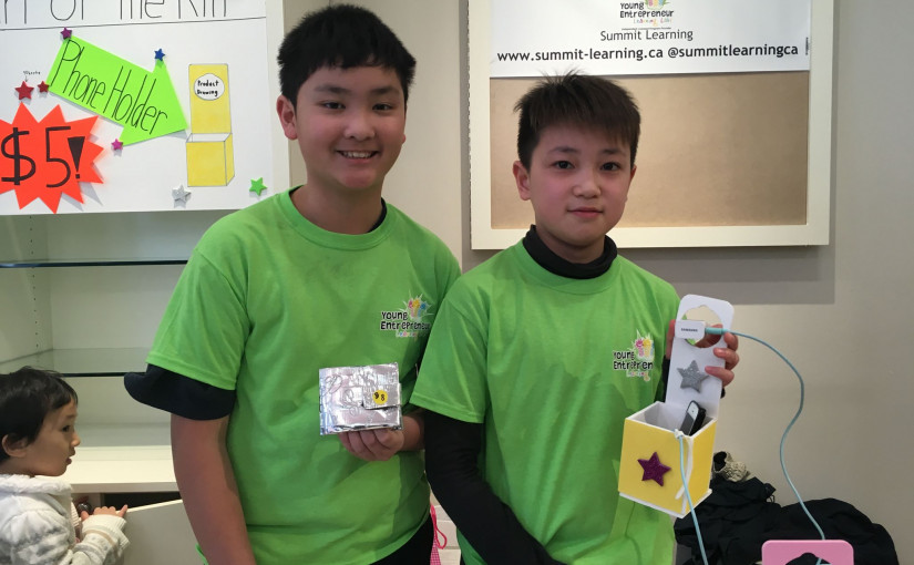 「少年企業家活動日」周六在列治文格蘭購物廣場舉行