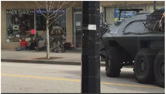 二埠男子懷疑持槍回家時 警方如臨大敵處理