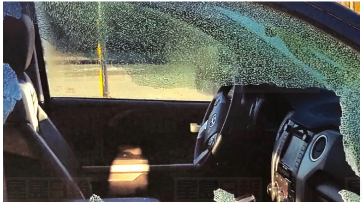 北溫18部車的玻璃一夜間被人打爛 不知原因