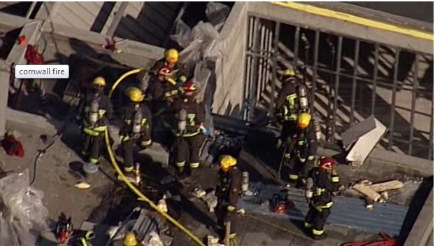 【更新】溫哥華西區建築地盤發生二級火 無人受傷