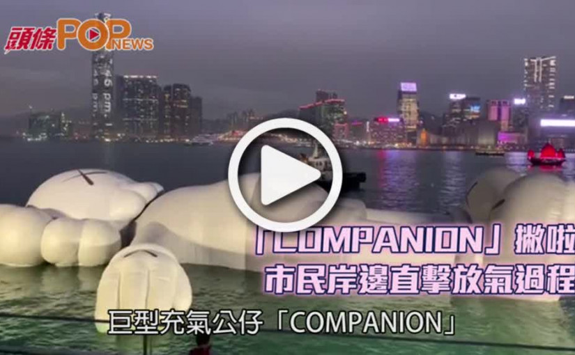 「COMPANION」撇啦    市民岸邊直擊放氣過程