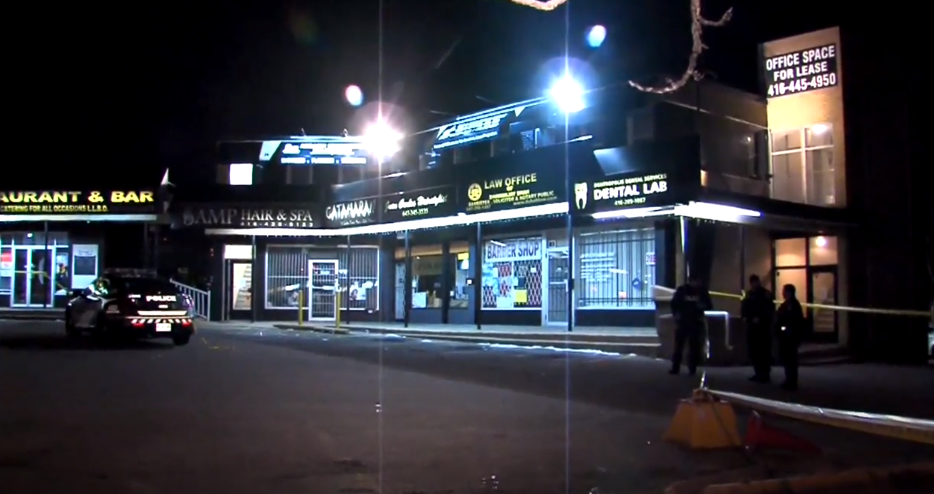 【有片】士嘉堡凌晨槍擊案 35歲男子中槍危殆