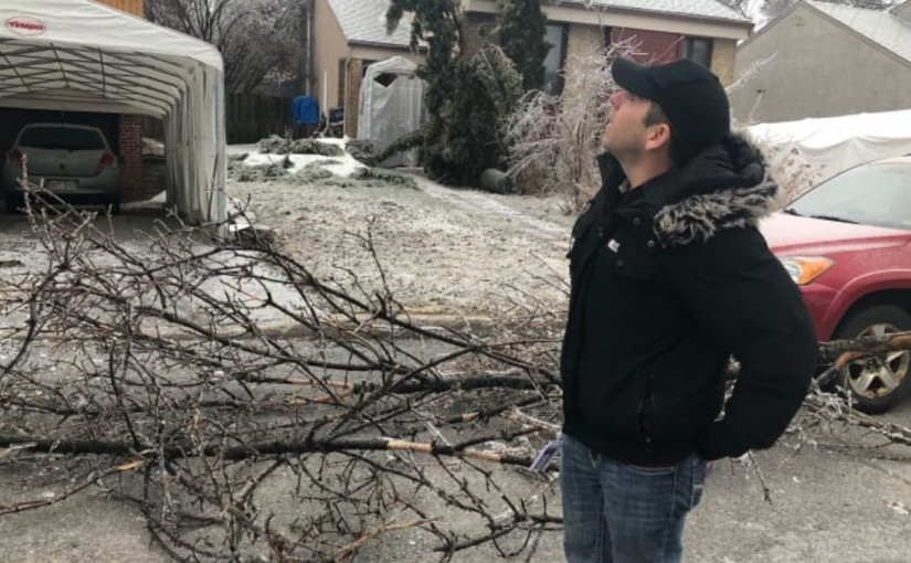 魁省冰雨過後 逾26萬家庭繼續停電