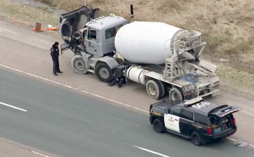 【突發】約克區404公路66歲漢遭混凝土車撞死  南行線封路