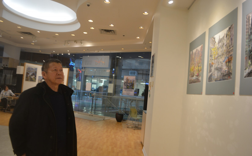 又一位知名畫家來溫市舉辦展出，他的作品曾在上世紀90年代以逾5.2萬港幣售出
