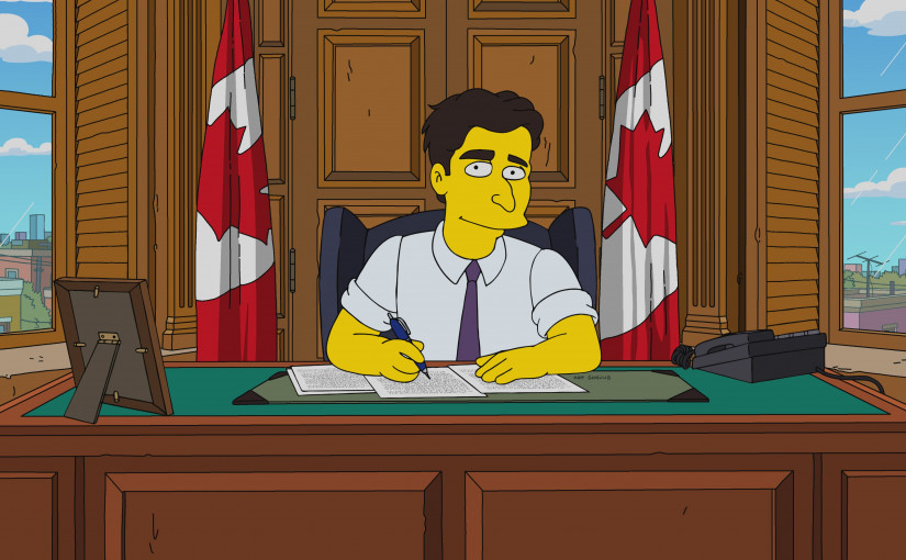 【有片】總理杜魯多將成為卡通《辛普森家庭》的人物