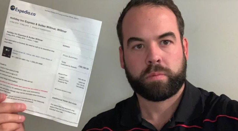 網上預訂酒店200元1晚  單據變6200元網站遲遲不退款