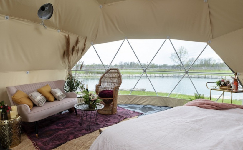 【好去處】花8元星空下湖邊住帳蓬屋 嚐玫瑰酒吃大餐