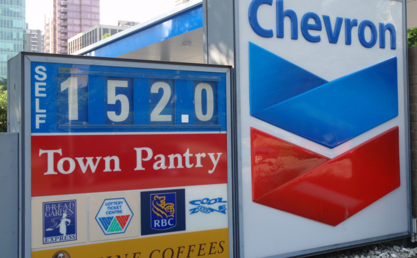 大溫地區汽油零售價將跌回每公升1.529元水平